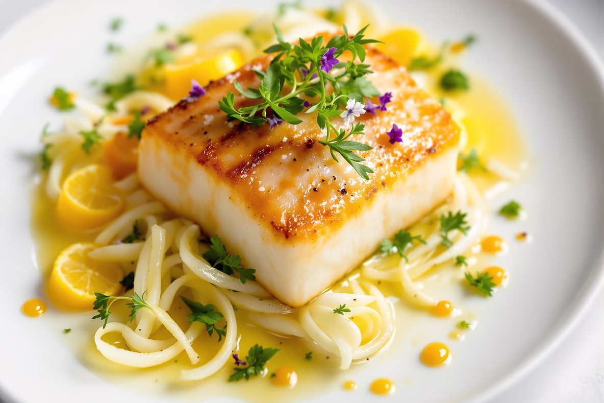 Halibut Lemon