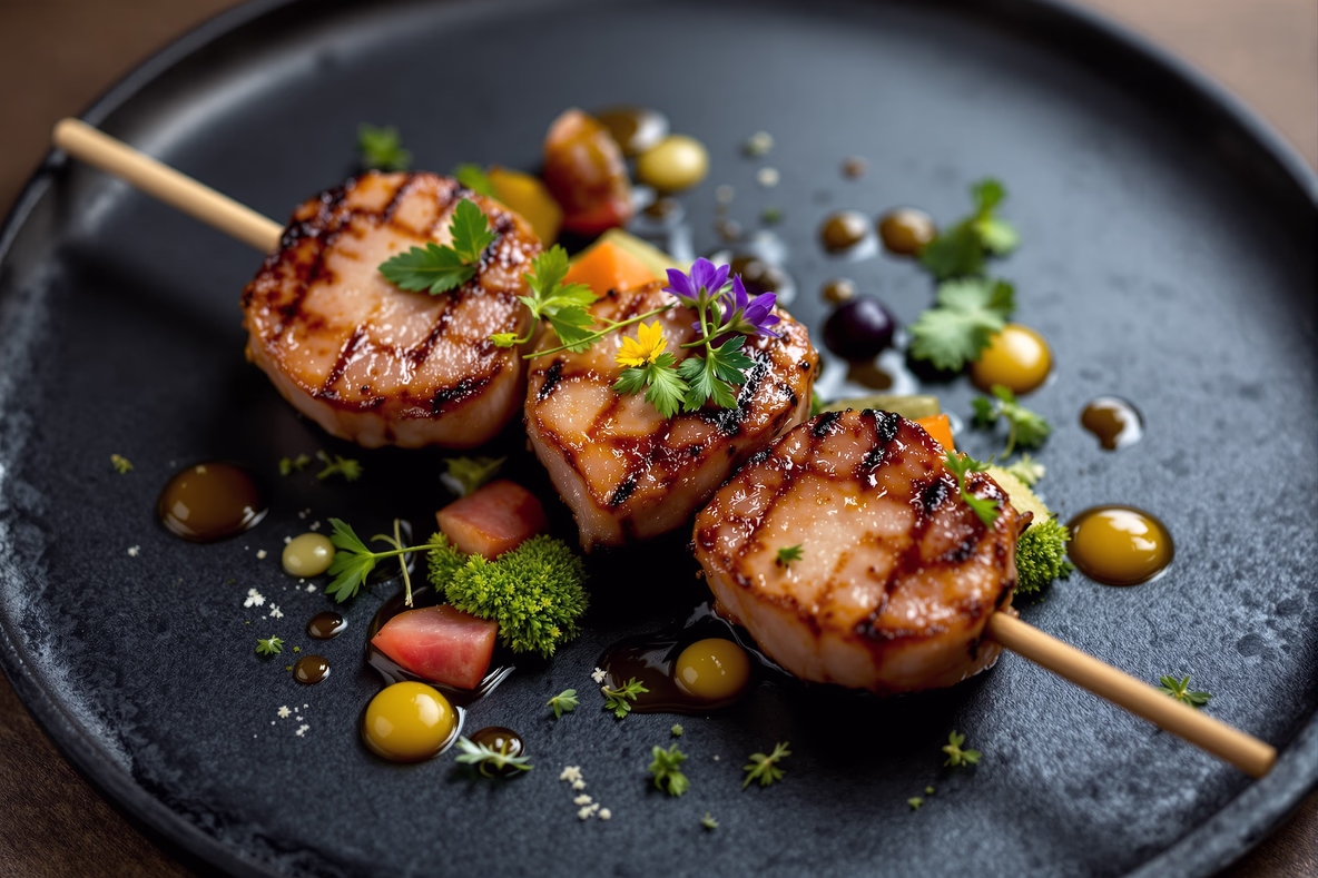 Duck Heart Skewer